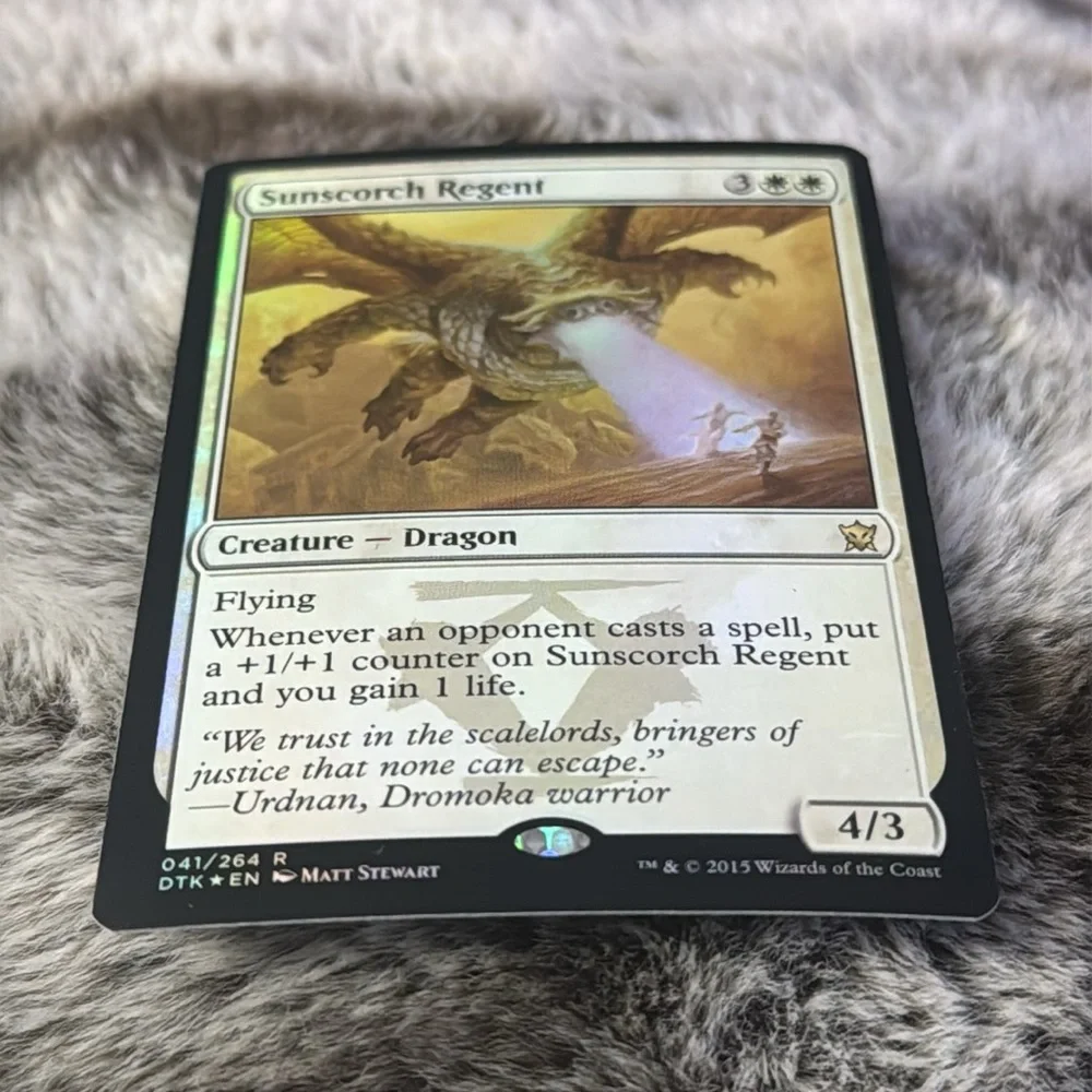 FOIL‎ MTG Magic the Gathering Sunscorch Regent - Picture 2 of 4